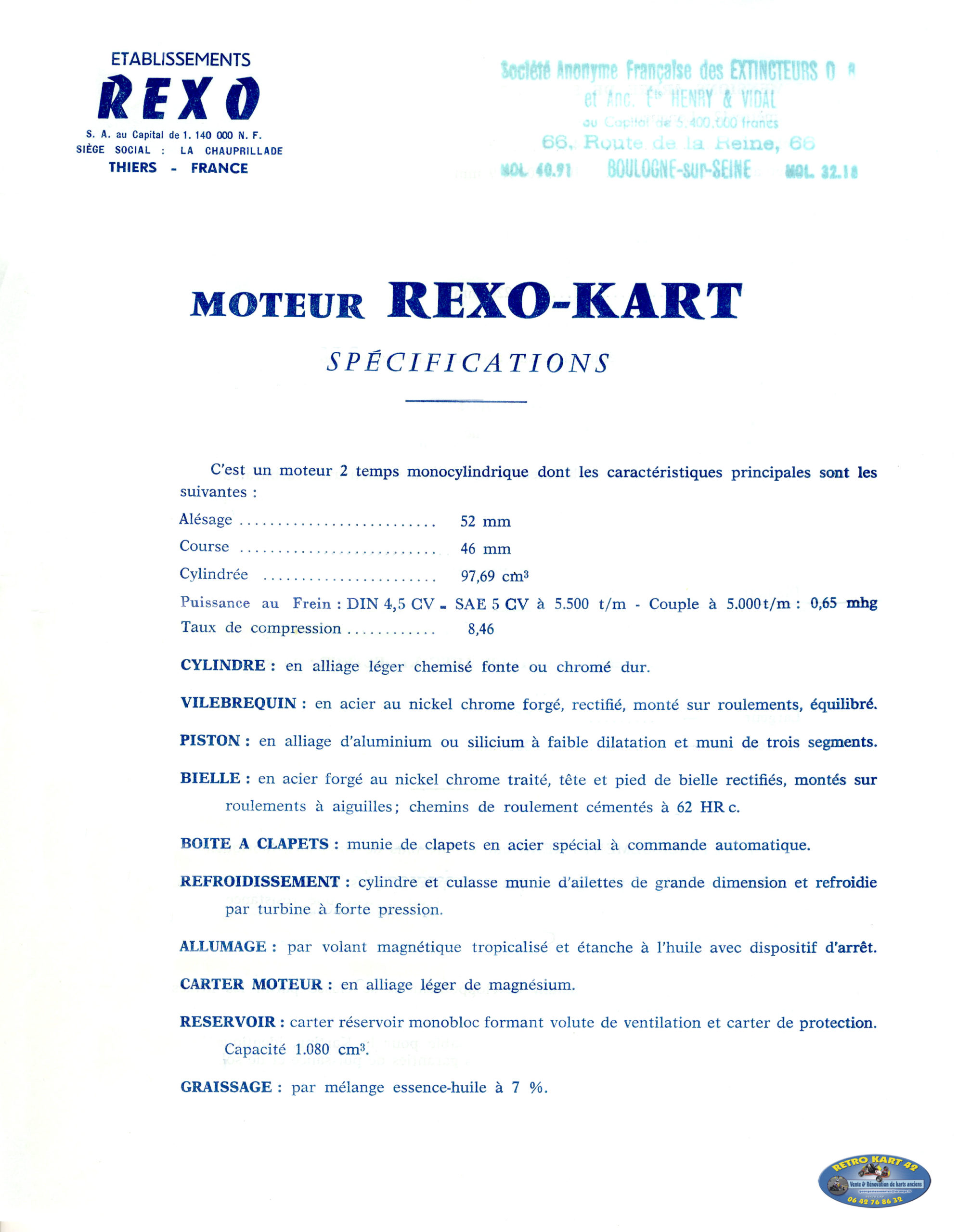 Moteur; Rexo; Thiers